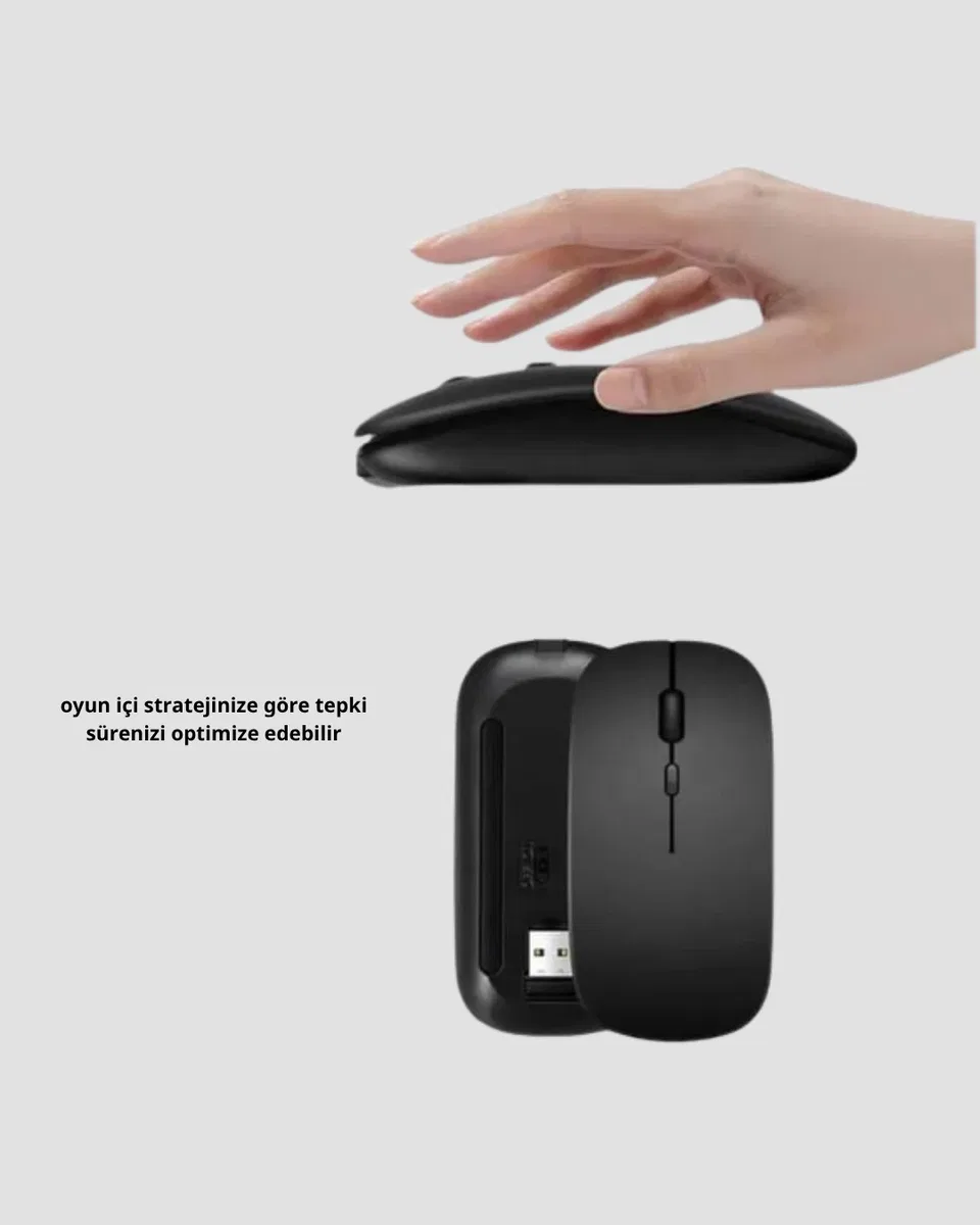 Kablosuz Gaming Mouse – Ayarlanabilir, Ergonomik görsel 3