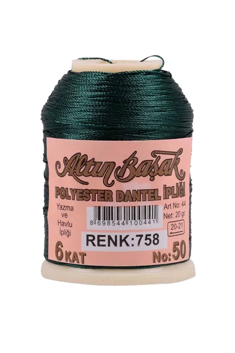 3 Adet Altınbaşak Oya ve Dantel İpi 20 gr - Royaleks - No: 470 - 940 - 758 görsel 5