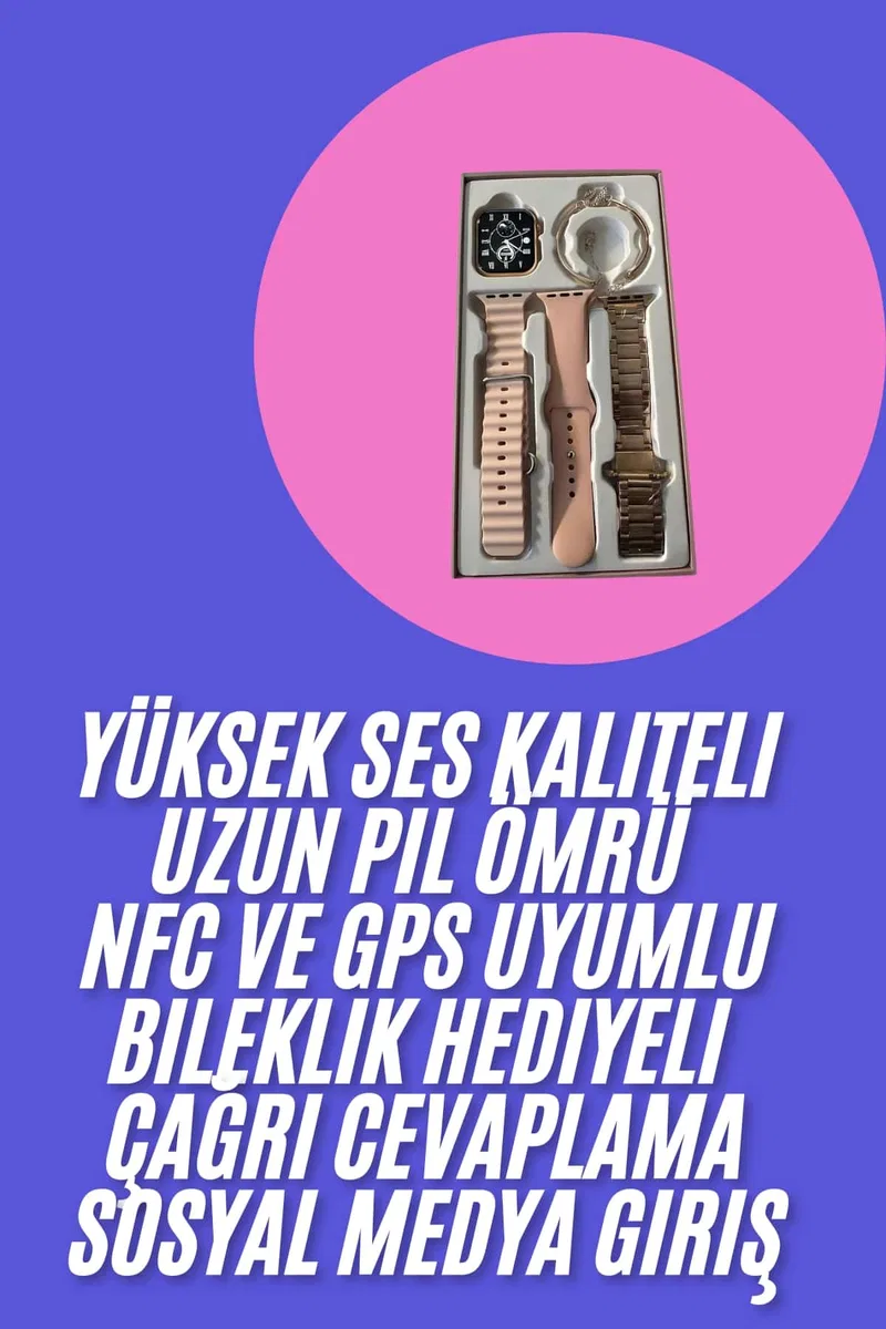 Genç Kızlara Özel Akıllı Saat 41 mm Çağrı Cevaplayabilen NFC ve GPS Uyumlu görsel 2