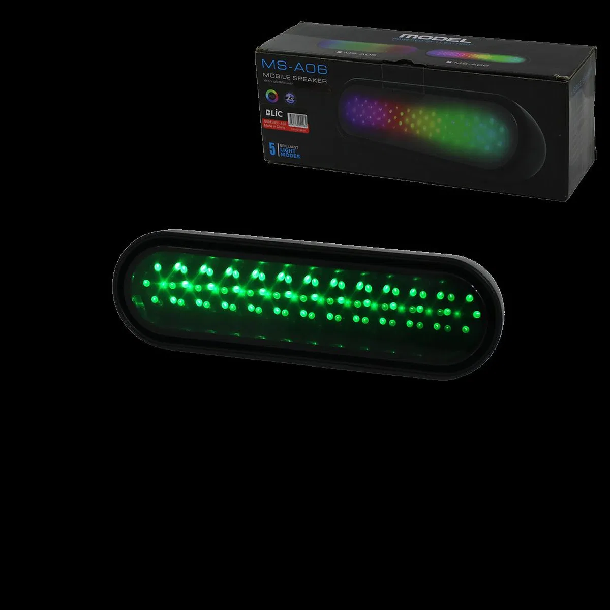 Bluetooth RGB Işıklı Taşınabilir 5W Hoparlör (USB Type-C) görsel 3