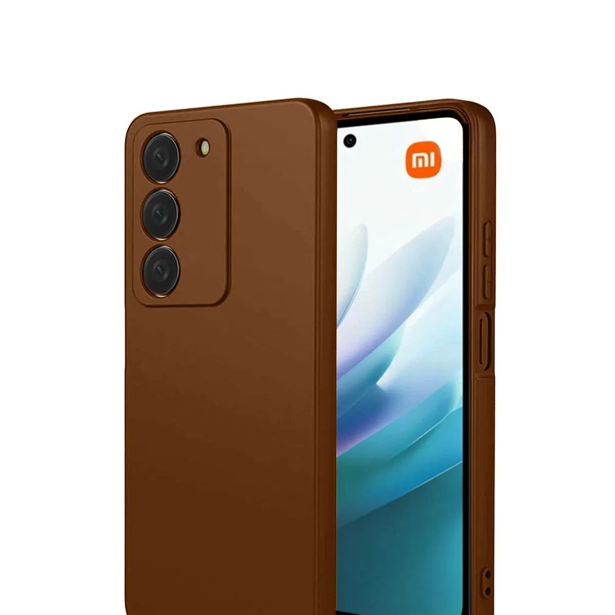 Xiaomi Redmi 15 4g First Silikon - Kahverengi görsel 2