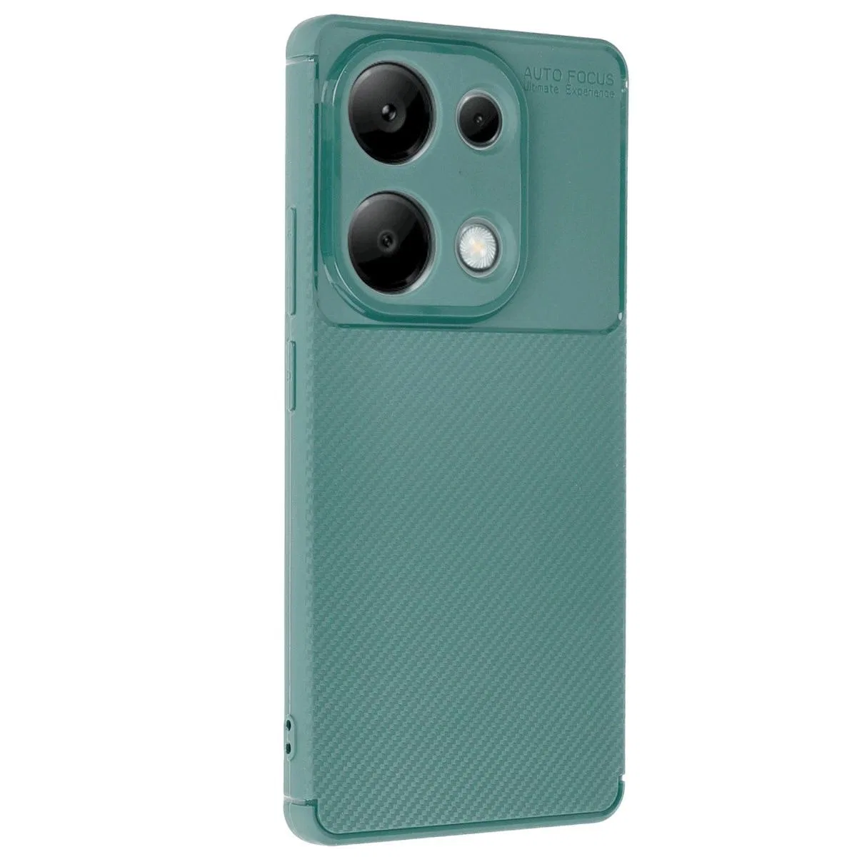 Xiaomi Redmi Note 13 Pro 4g Kılıf Auto Focus Karbon Kapak - Koyu Yeşil görsel 2