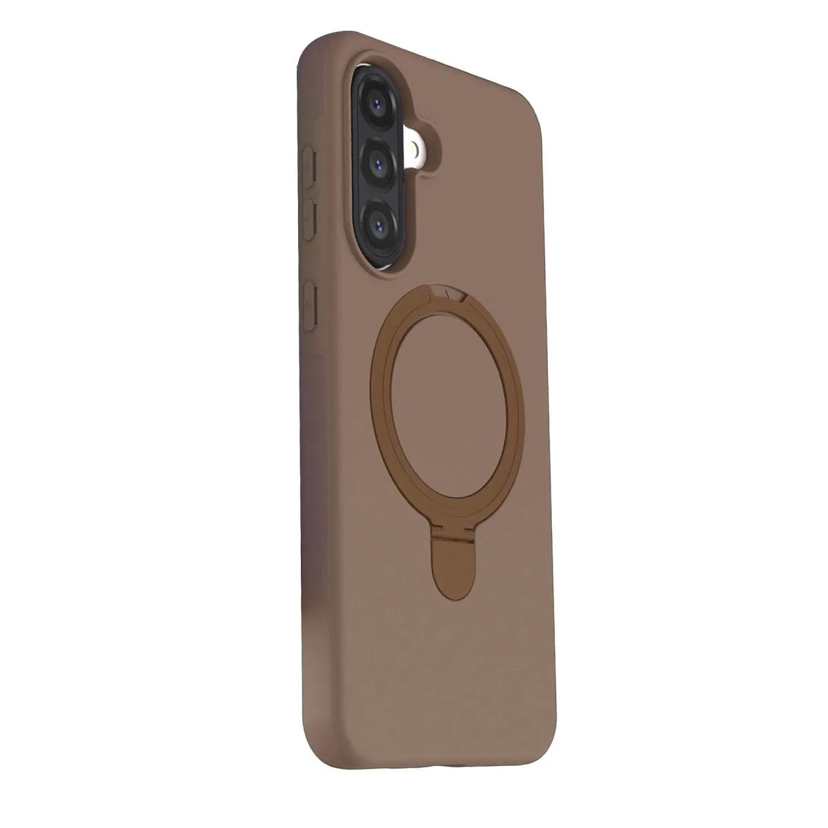 Samsung Galaxy A37 5g Regal Magsafe Standlı Kapak - Çöl Titanyum görsel 3