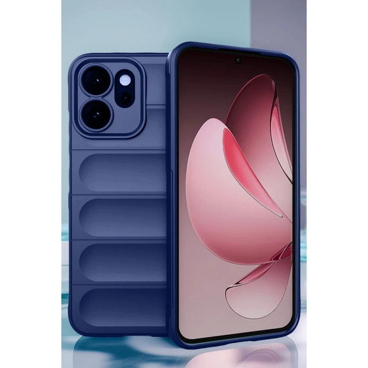 Oppo Reno 14 Optimum Silikon - Lacivert görsel 2