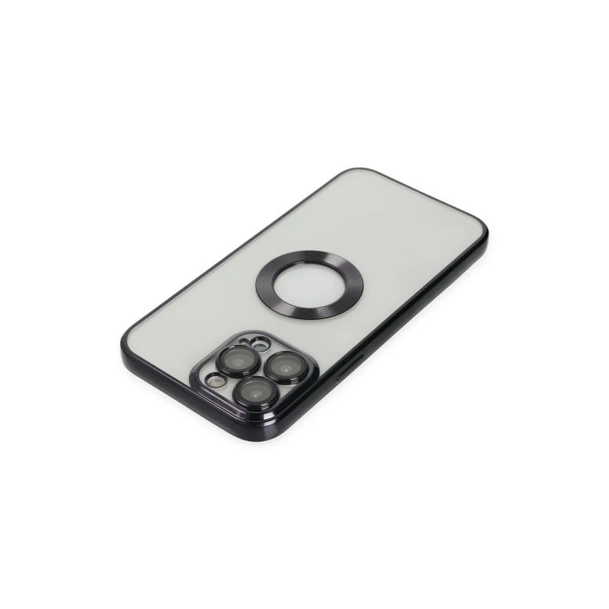 Apple İphone 14 Pro Kılıf Slot Silikon - Siyah görsel 5