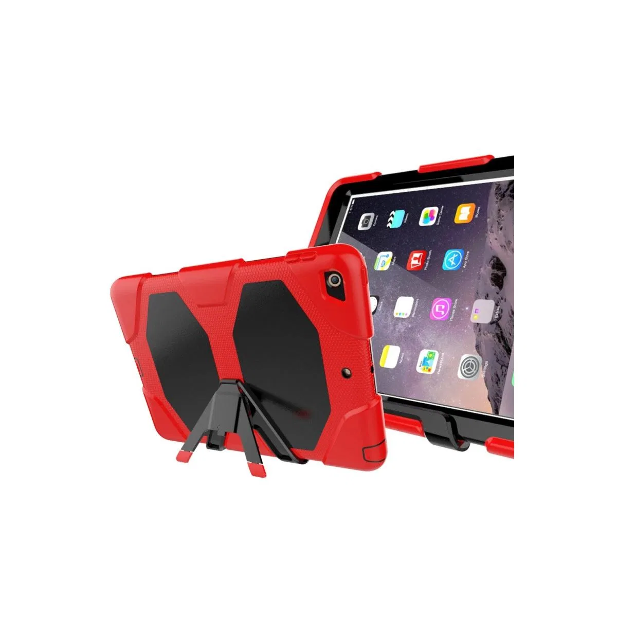 Apple İpad 5 Air 9. 7 Kılıf Griffin Tablet Kapak - Kırmızı görsel 4