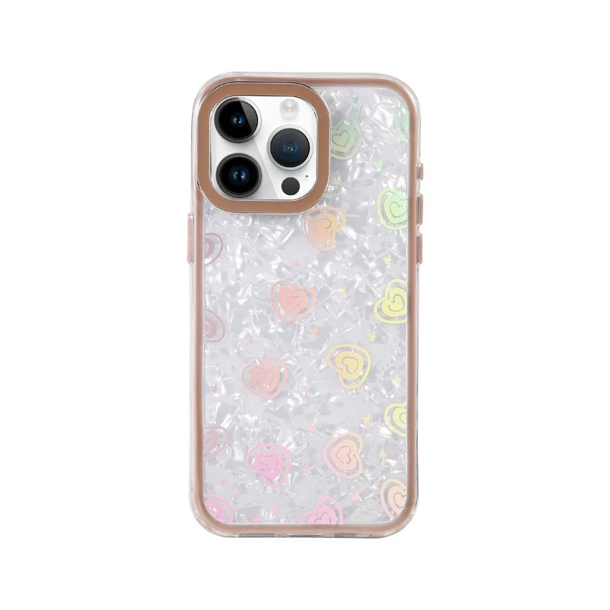 Apple İphone 14 Pro Max Lumi Desenli Kapak - Çöl Titanyum görsel 3