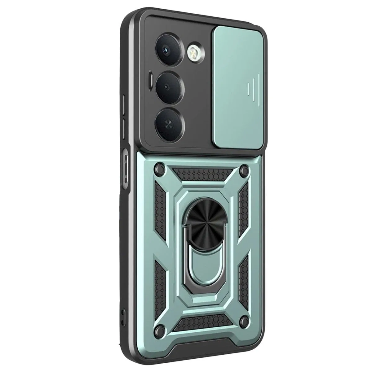 Xiaomi Redmi 15 4g Pars Lens Yüzüklü Silikon - Yeşil görsel 3
