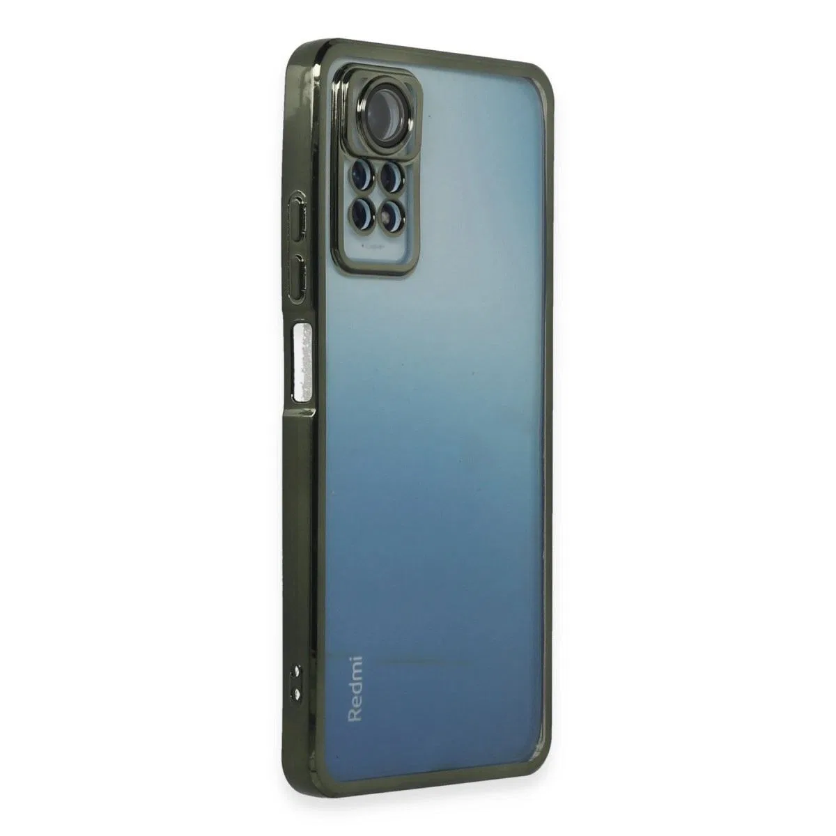 Xiaomi Redmi Note 11 Pro Kılıf Razer Lensli Silikon - Yeşil görsel 2