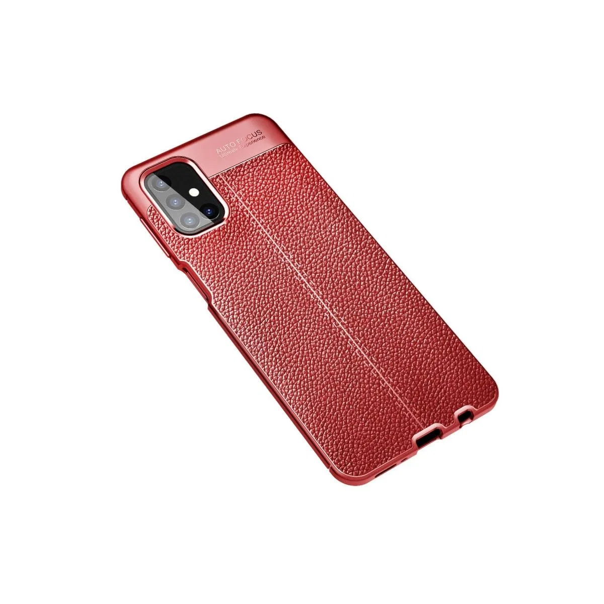 Samsung Galaxy M31s Kılıf Auto Focus Kapak - Kırmızı görsel 2