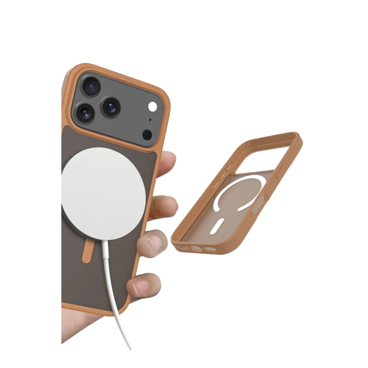 Joko Apple İphone 17 Pro Max Jota Magsafe Kapak - Çöl Titanyum görsel 4