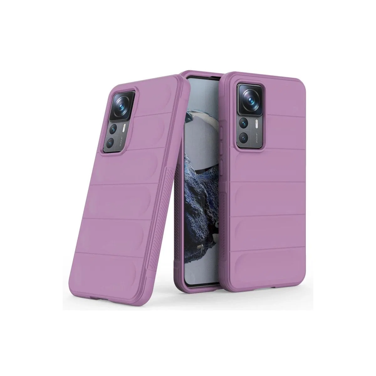 Xiaomi Mi 12t Pro Kılıf Optimum Silikon - Mor görsel 2