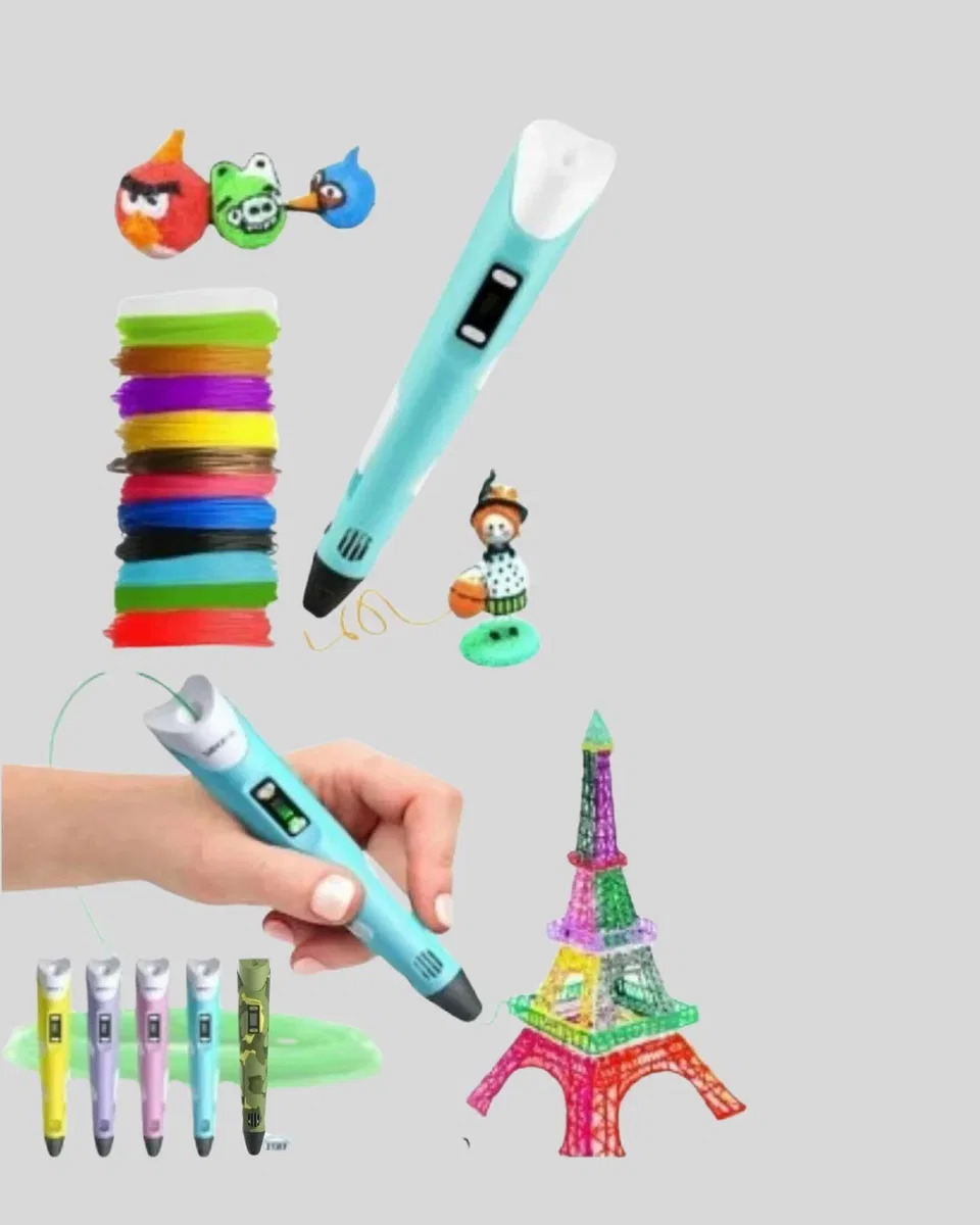 Çocuklar İçin Güvenli 3D Yazıcı Kalem görsel 5