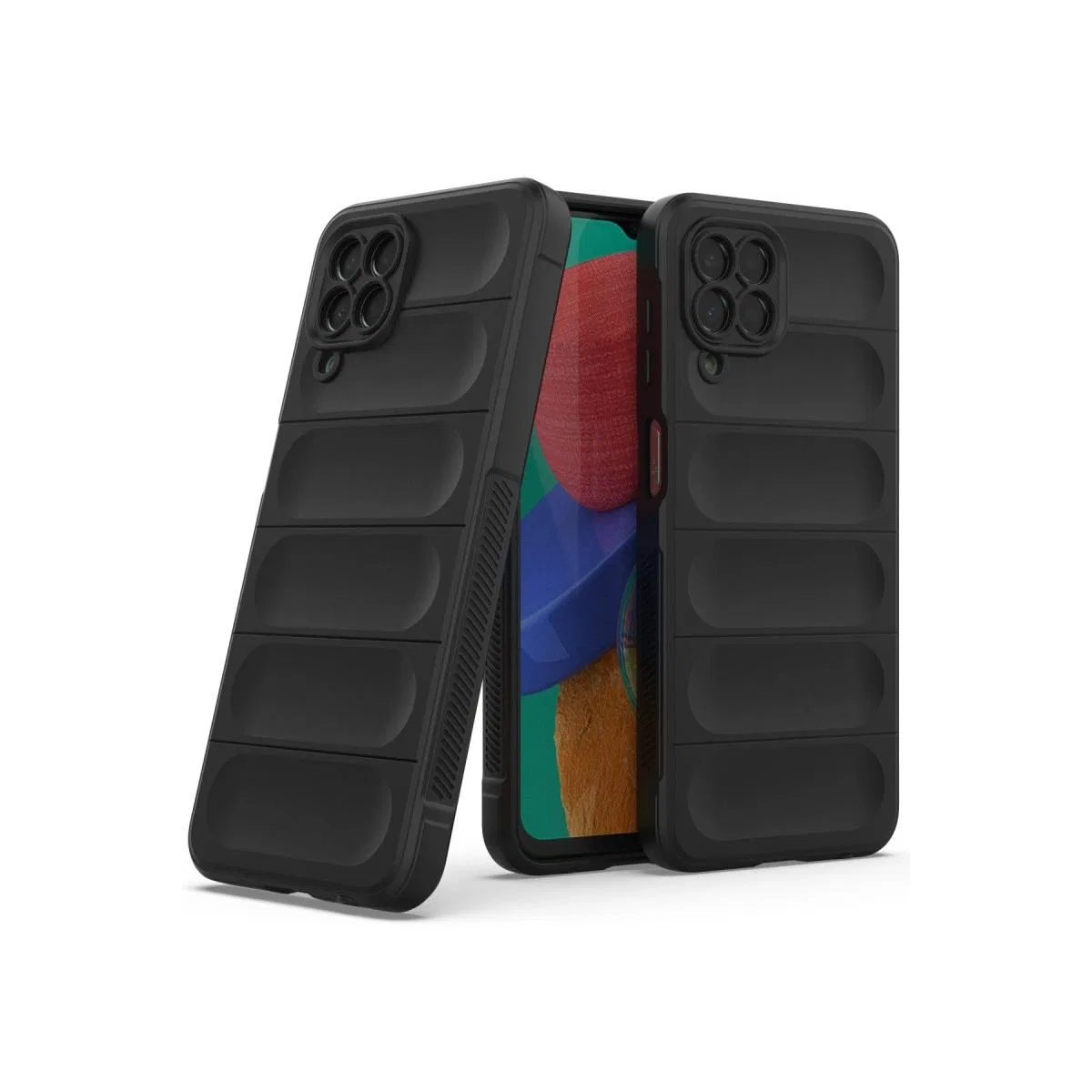 Samsung Galaxy M33 Kılıf Optimum Silikon - Siyah görsel 2