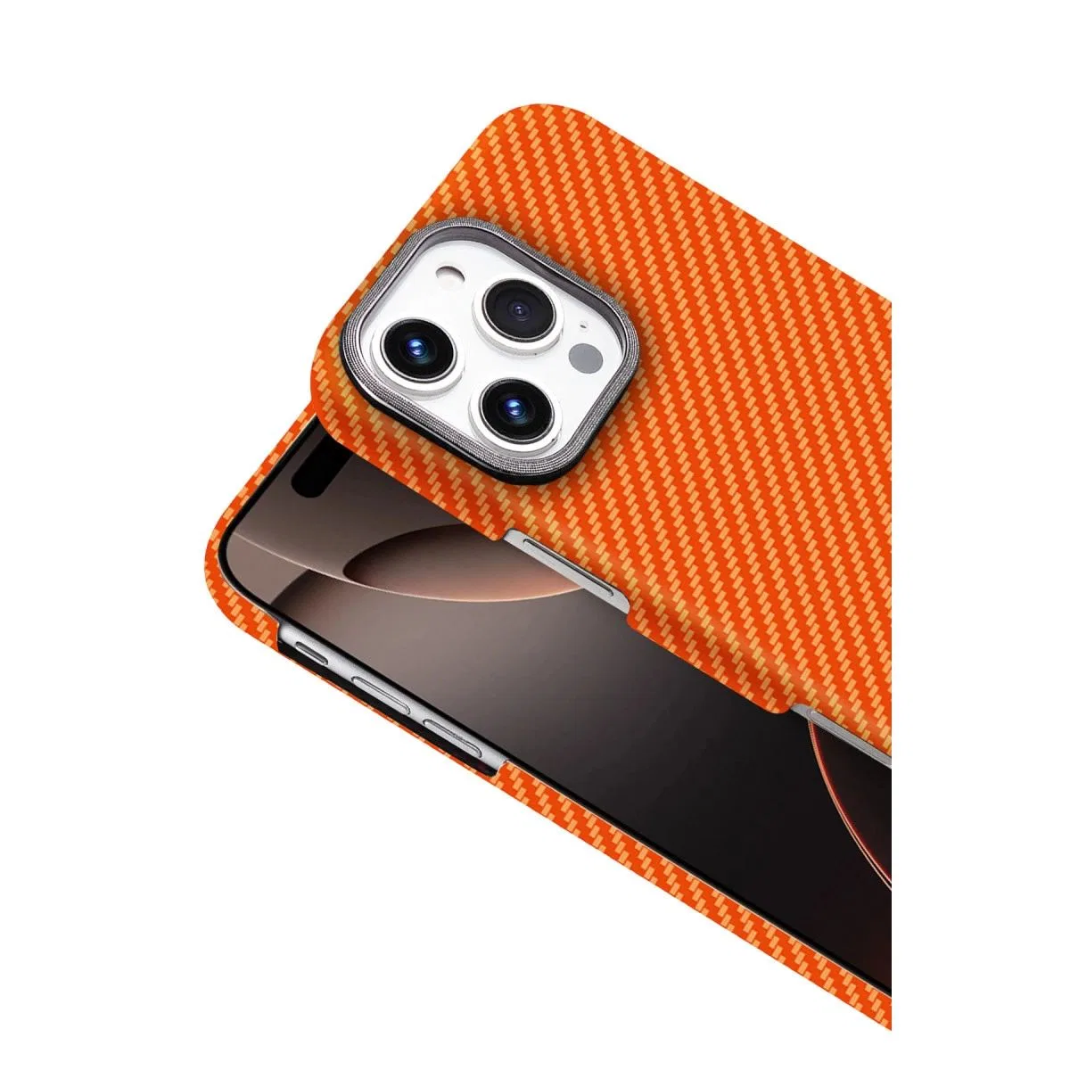 Apple İphone 16 Pro Max Vega Magsafe Kapak - Sarı görsel 2