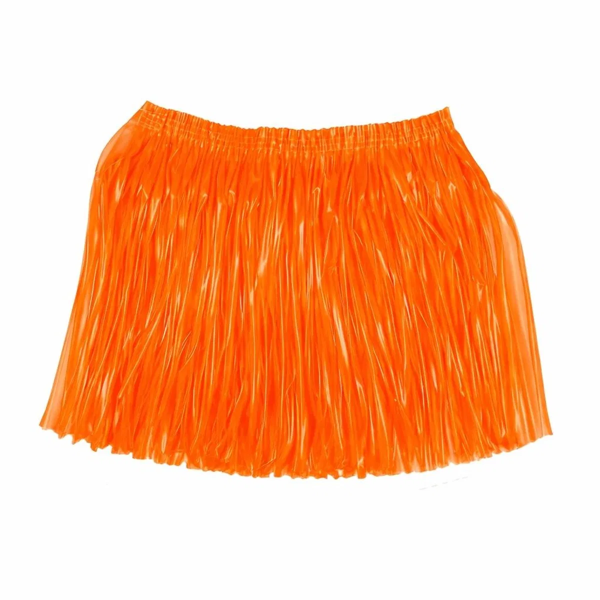 Neon Turuncu Hawaii Parti Eteği 40 Cm görsel 2