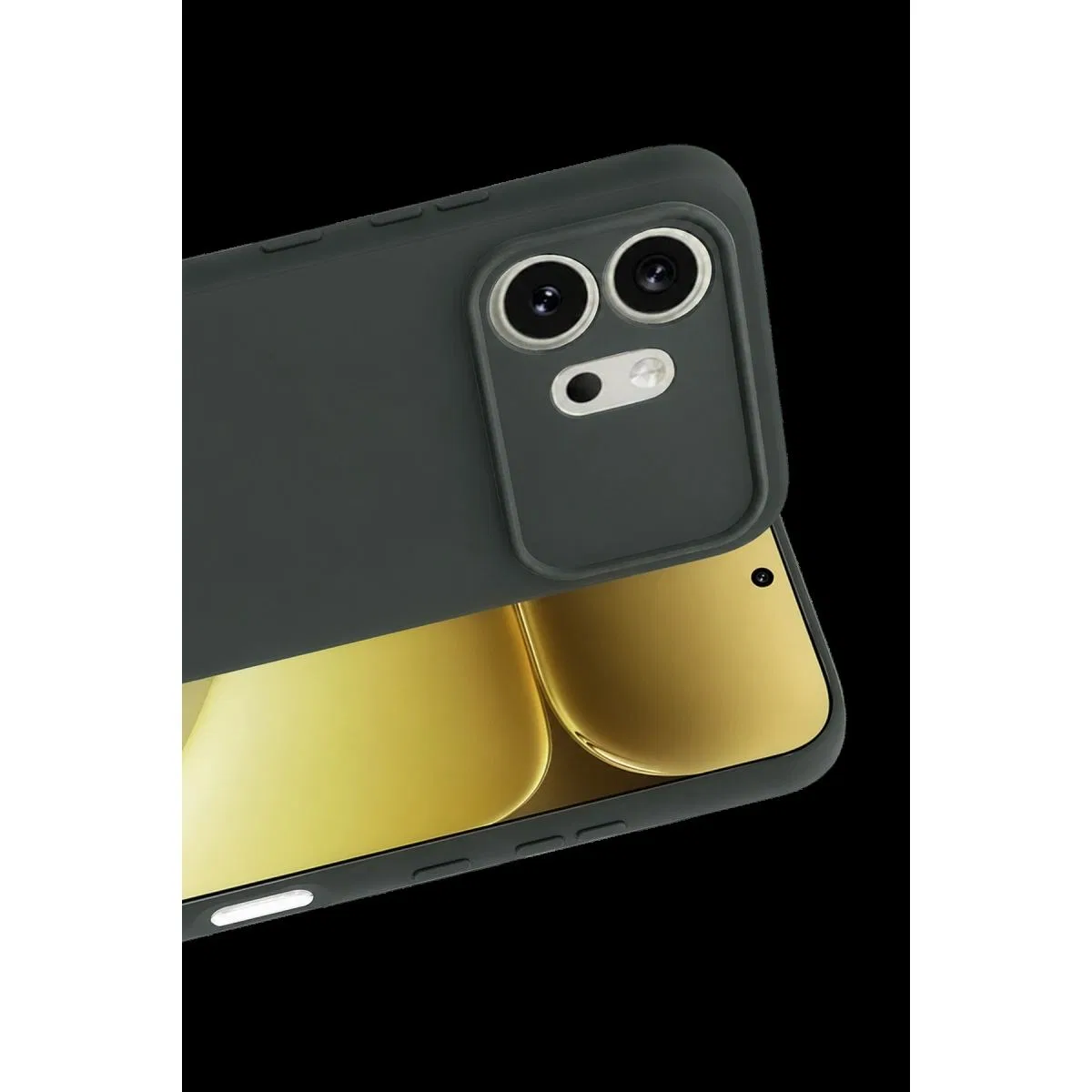 Huawei Honor 600 First Silikon - Koyu Yeşil görsel 2