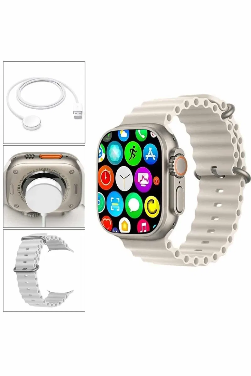 Akıllı Saat Bleutooth Bağlantılı Akıllı Saat Amoled Ekran 49 MM görsel 4