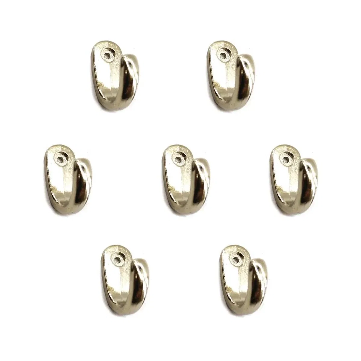 Büyük Tekli Fincan Askı, Dekor Askısı - Nikel, 100 Adet, 12x23x30 Mm görsel 2