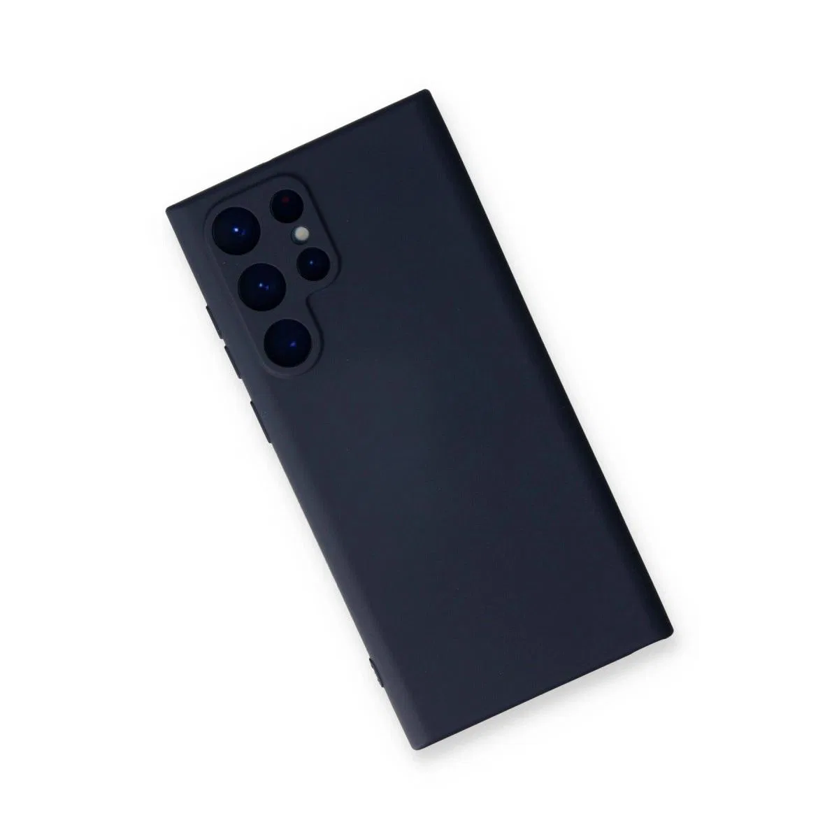 Samsung Galaxy S24 Ultra Kılıf Nano İçi Kadife Silikon - Lacivert görsel 3
