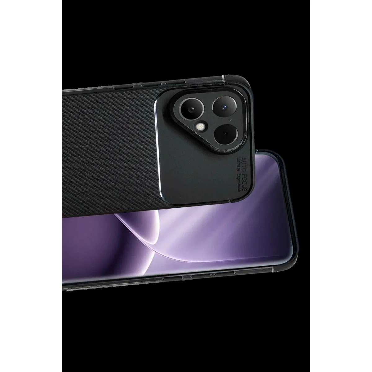 Tecno Pova Curve 2 5g Auto Focus Karbon Kapak - Siyah görsel 2