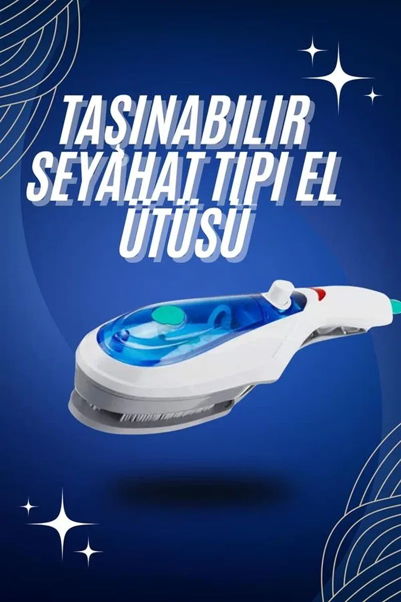 Taşınabilir Buharlı Ütü Ev Mini Giysi Temizleyici Asılı Ütü Makinesi görsel 2