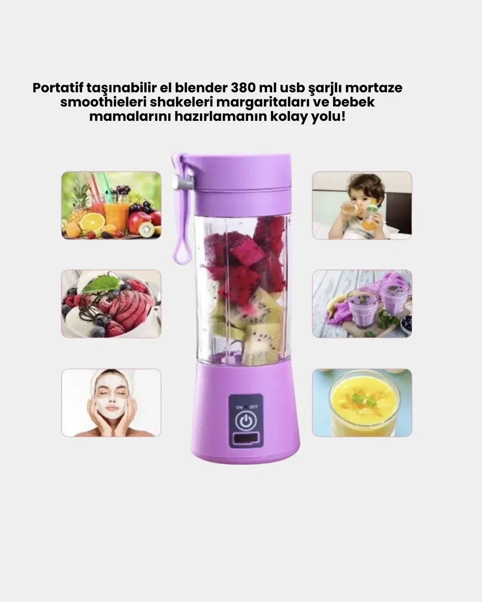 HM03 Smoothie Blender görsel 4