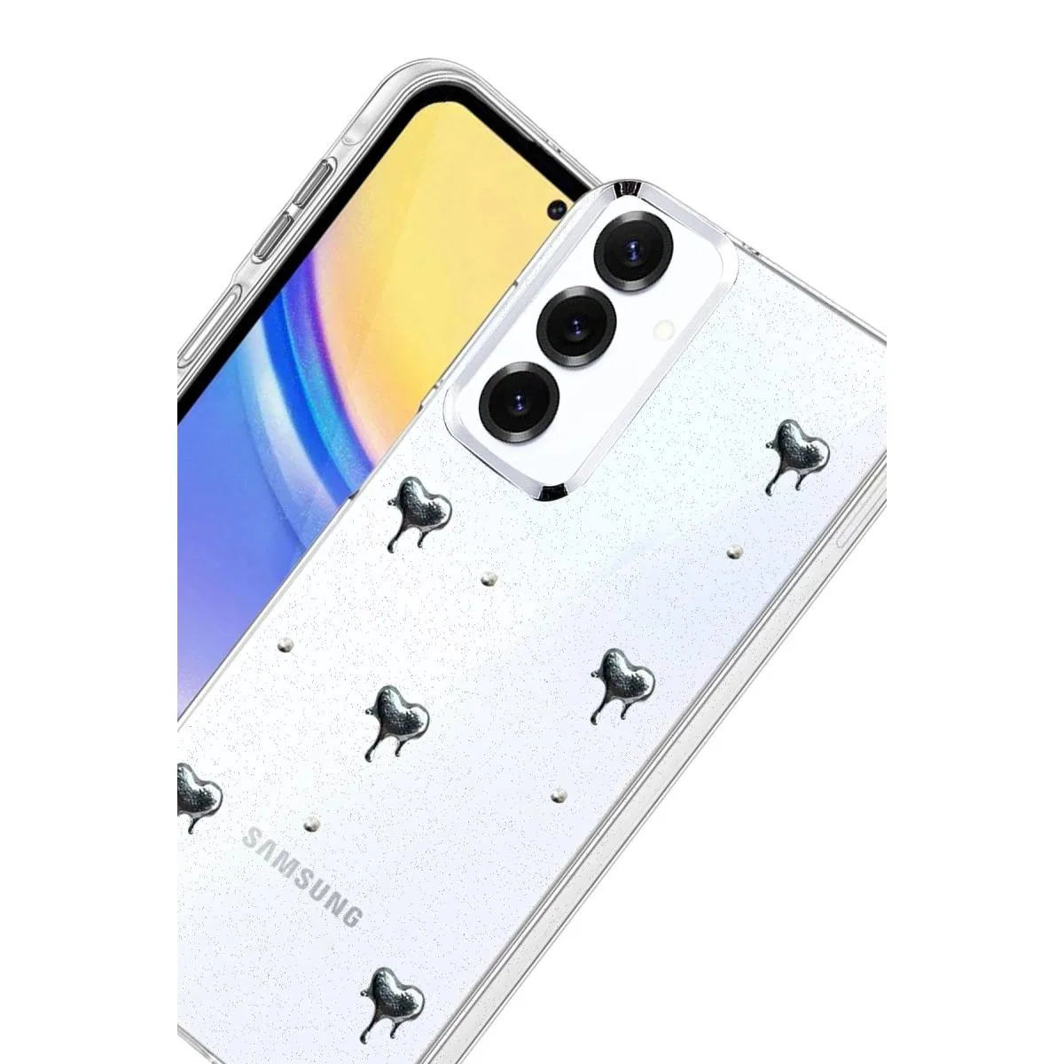 Samsung Galaxy S25 Fiyonk Desenli Kapak - Desen 1 görsel 3