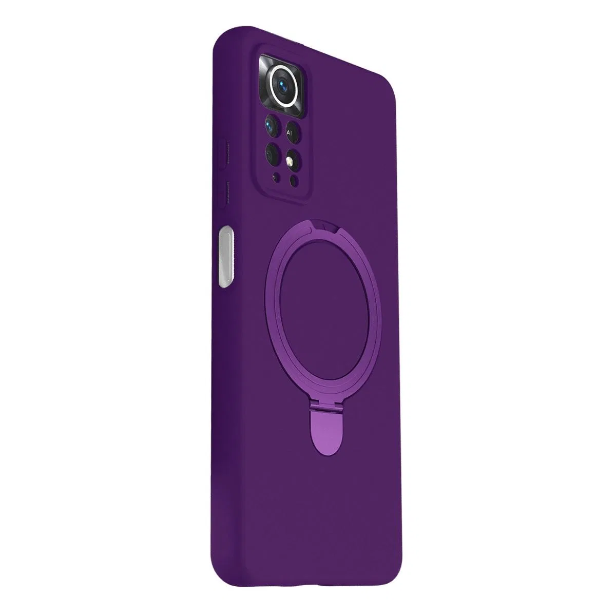 Xiaomi Redmi Note 12 Pro 4g Regal Magsafe Standlı Kapak - Derin Mor görsel 3