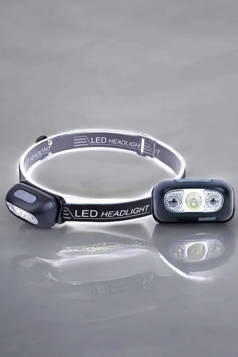 Kamp Lambası Led Işık Kafa Lambası Balıkçı Lambası Ayarlanabilir görsel 5