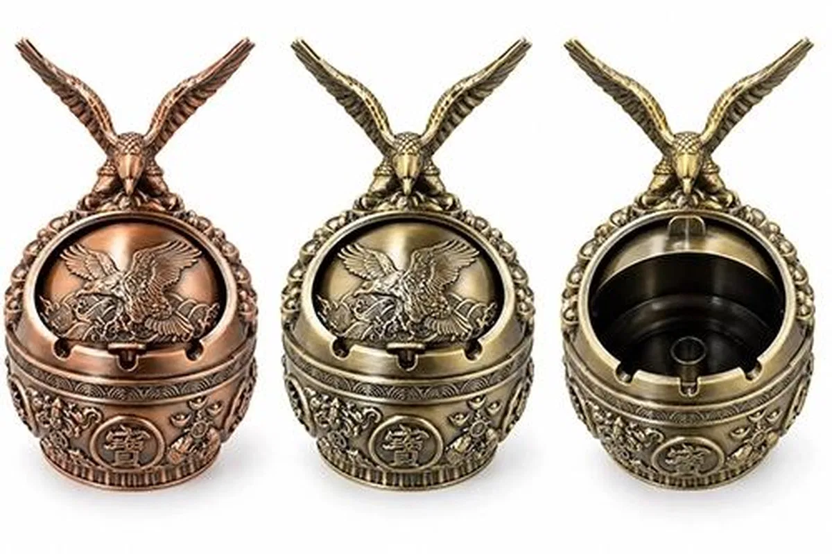Metal Kartal Tasarımı Küllük Alk6403
