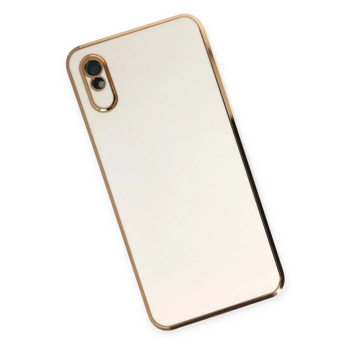 Xiaomi Redmi 9a Kılıf Volet Silikon - Beyaz görsel 2