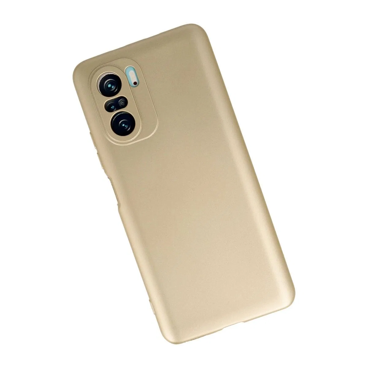 Xiaomi Poco F3 Kılıf First Silikon - Gold görsel 2