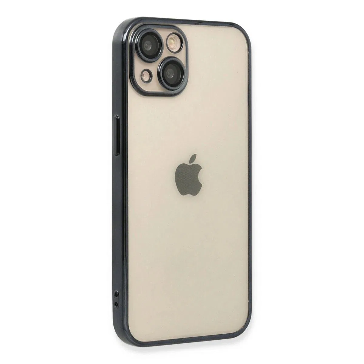 Apple İphone 13 Kılıf Razer Lensli Silikon - Siyah görsel 2