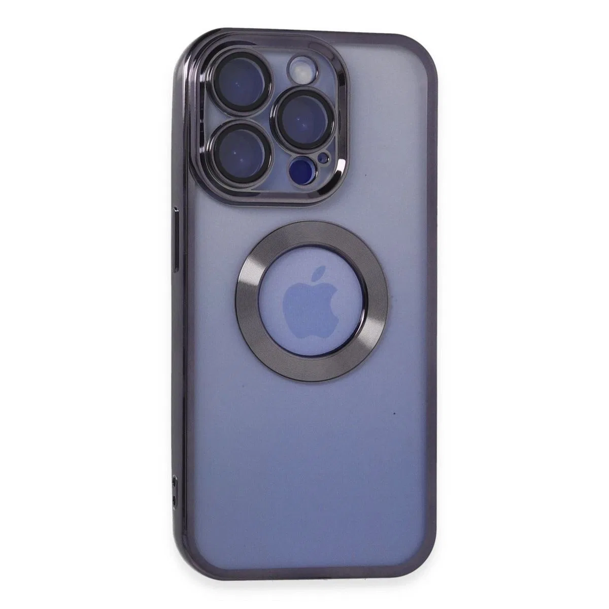 Apple İphone 15 Pro Kılıf Slot Silikon - Mor