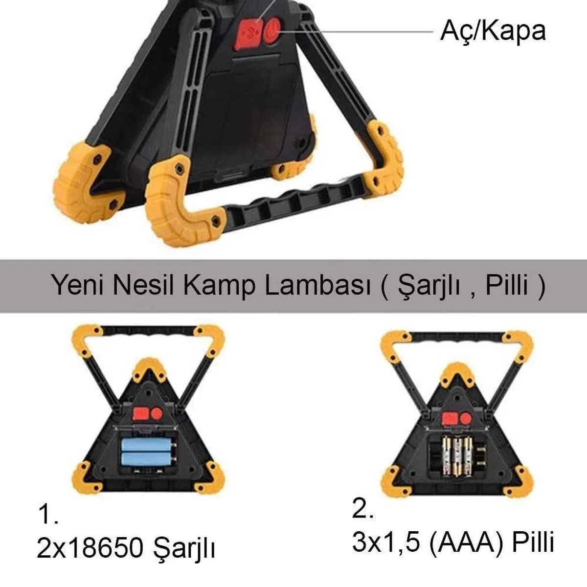Profesyonel Kamp - Araba Lambası Bigem Bm-610 görsel 4