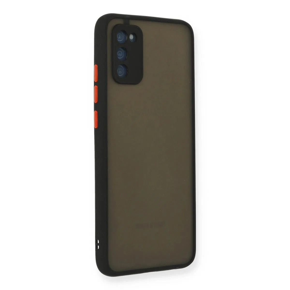 Samsung Galaxy A03s Kılıf Montreal Silikon Kapak - Siyah görsel 2