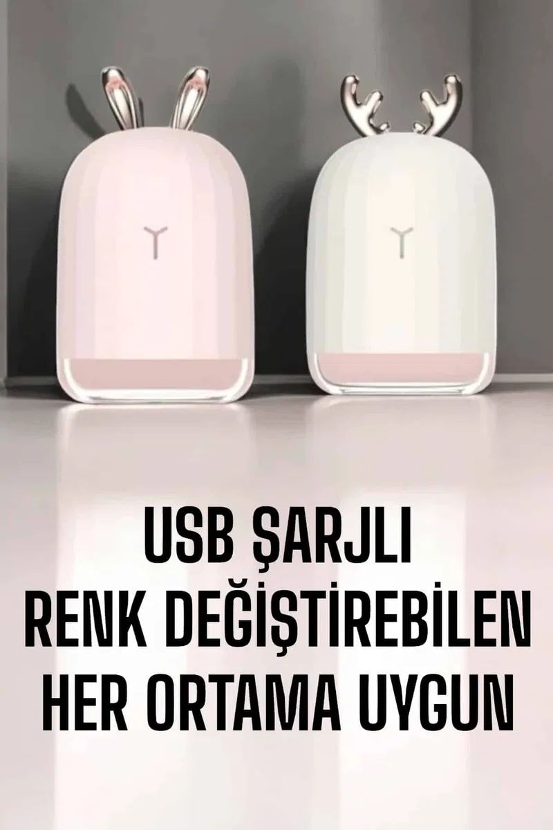 Hava Nemlendirici Aromaterapi Hava Temizleyici Renk Değiştirebilen görsel 2