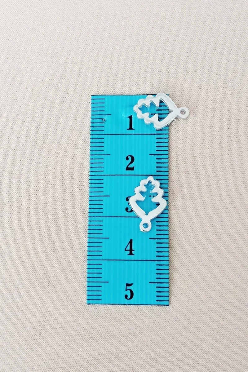 Oya Abiye Bileklik Kolye Pleksi Metalik Plastik Pul Gümüş Renk 24 gram 210 adet - BNC573 görsel 2