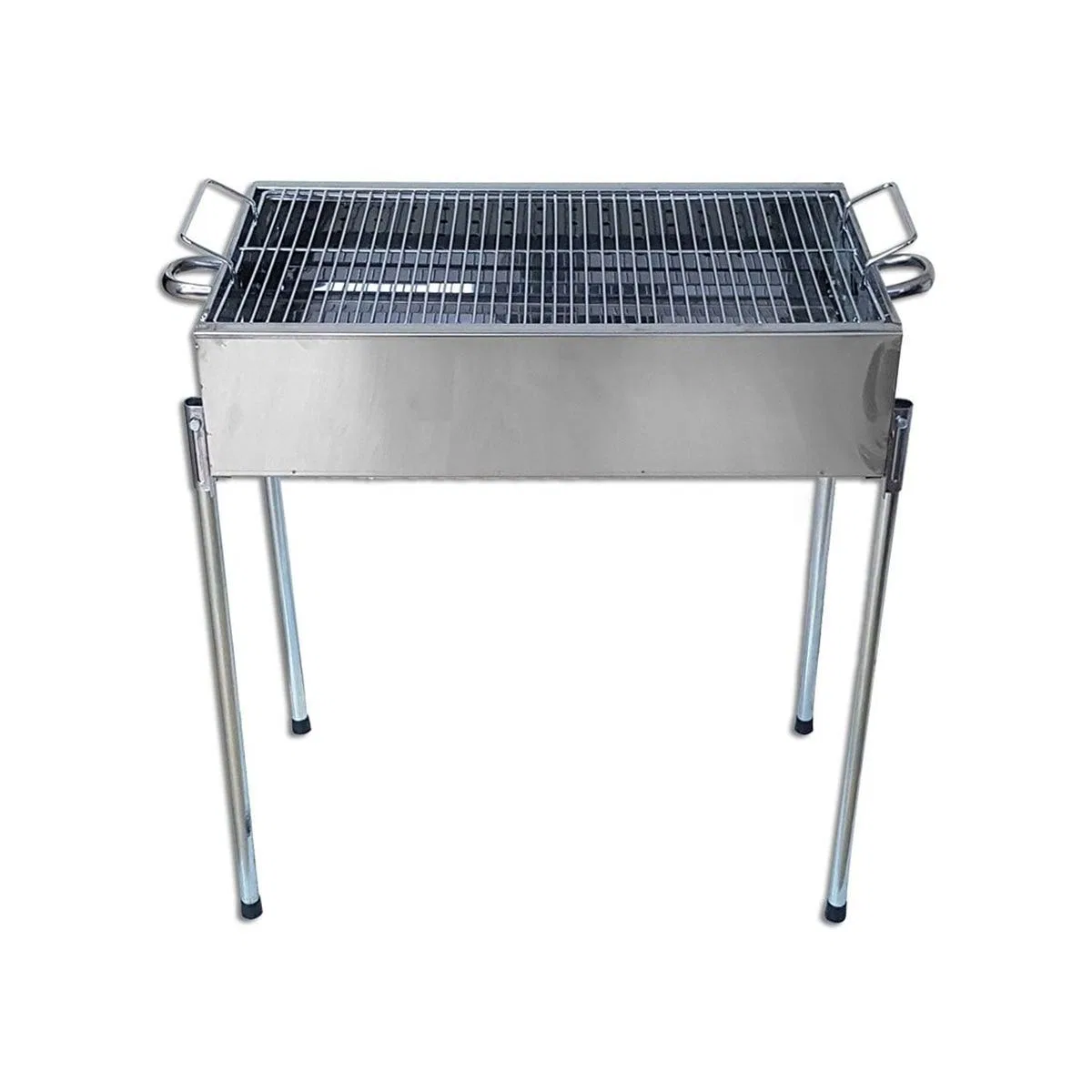 Paslanmaz Portatif Mangal 70 cm Ayaklı Standlı görsel 3