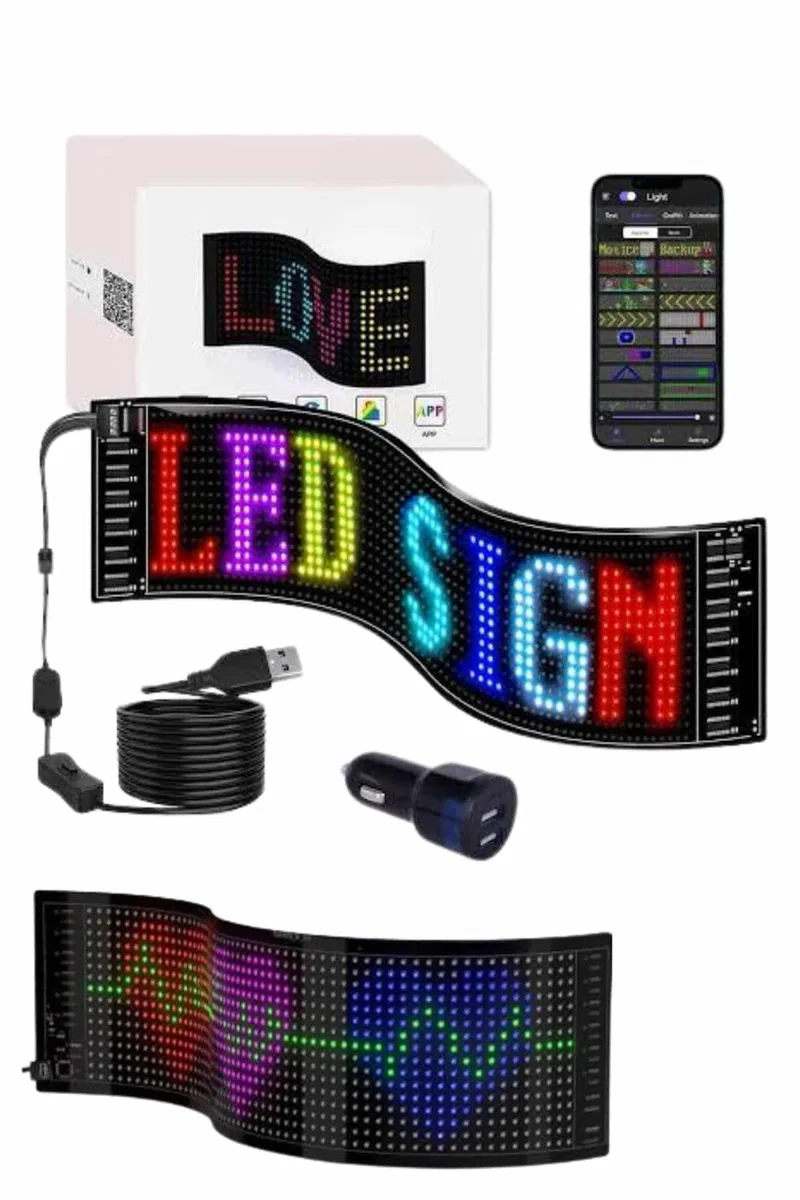 Led Panel Led Uzaktan Kumandalı Telefon Kontrollü LED Ekran görsel 4