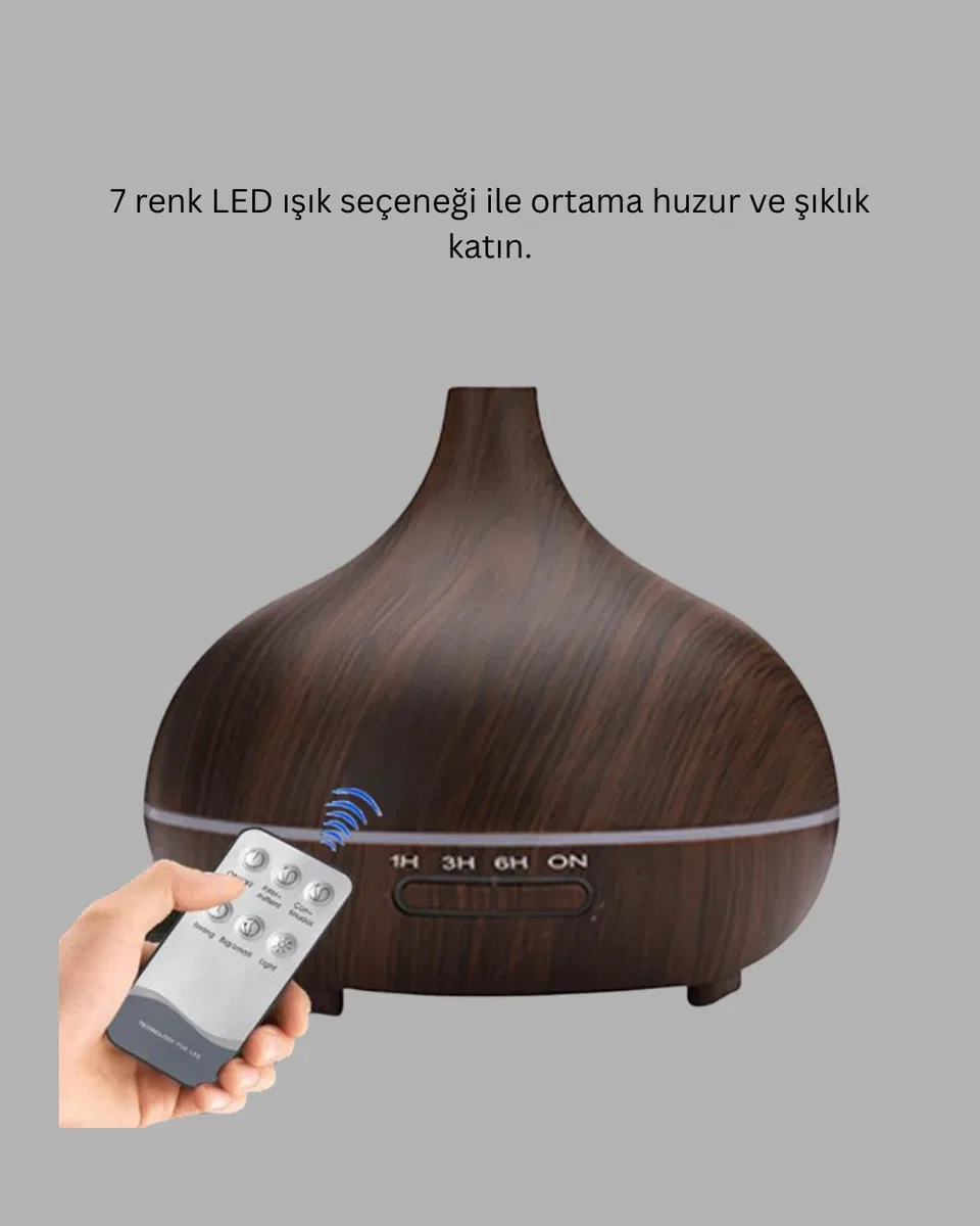 Büyük Su Hazneli Ultrasonik Difüzör ve Oda Nemlendirici görsel 2