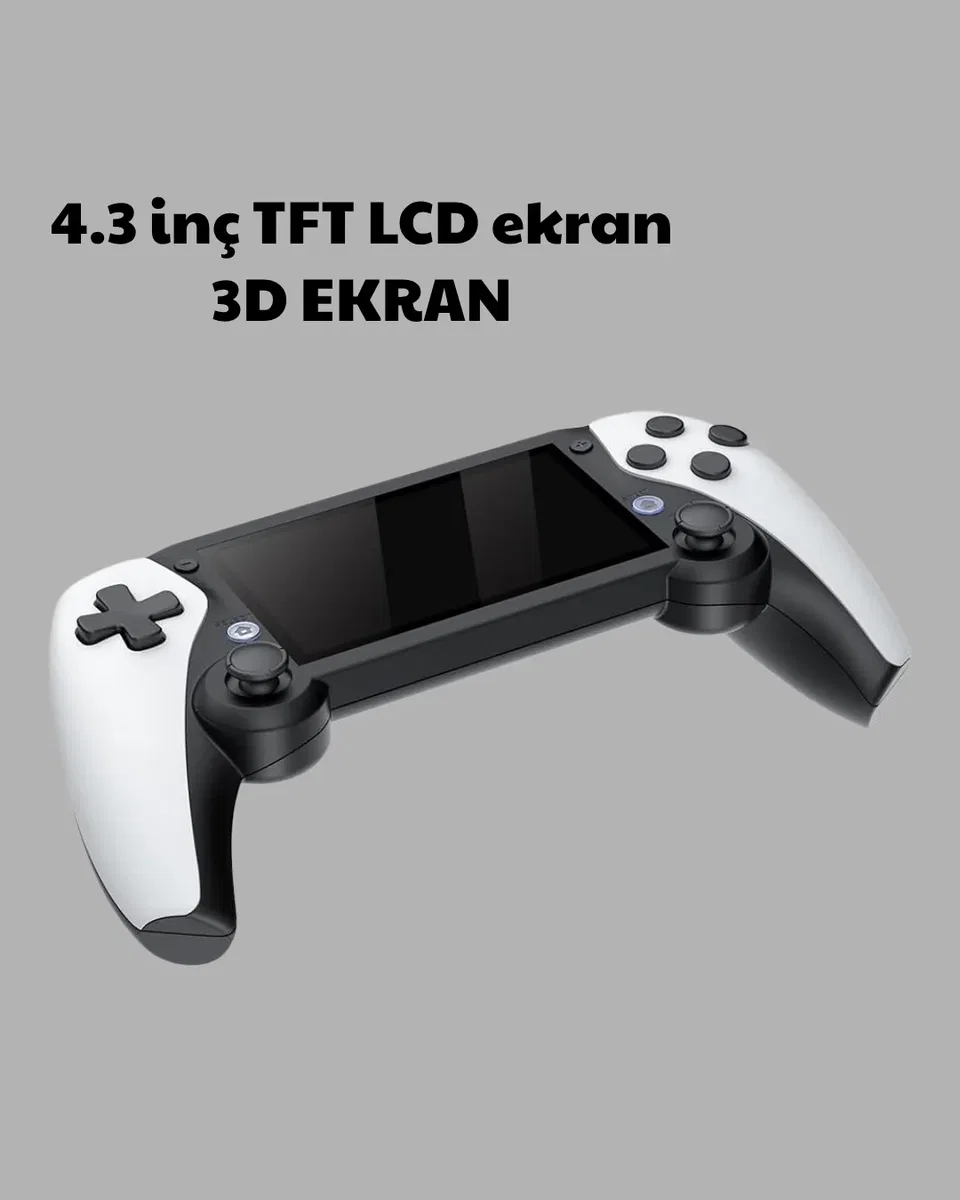 3D Ekranlı Mini Oyun Konsolu + Multimedya görsel 2