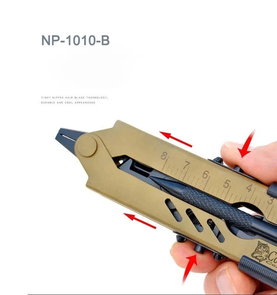 Company Np-1010-b Çöl Rengi Çok Amaçlı İmha Pense görsel 5