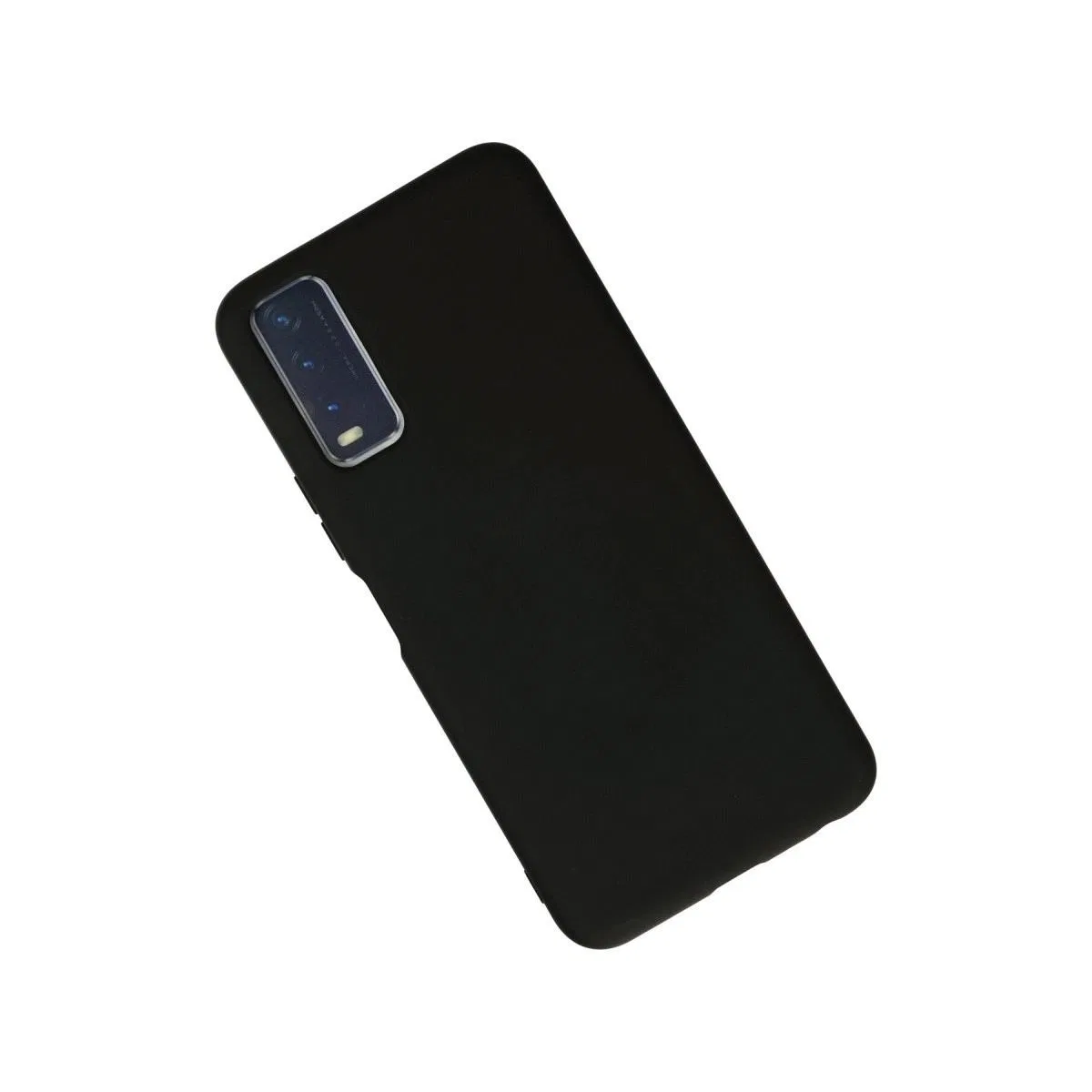 Vivo Y11s Kılıf Nano İçi Kadife Silikon - Siyah görsel 2