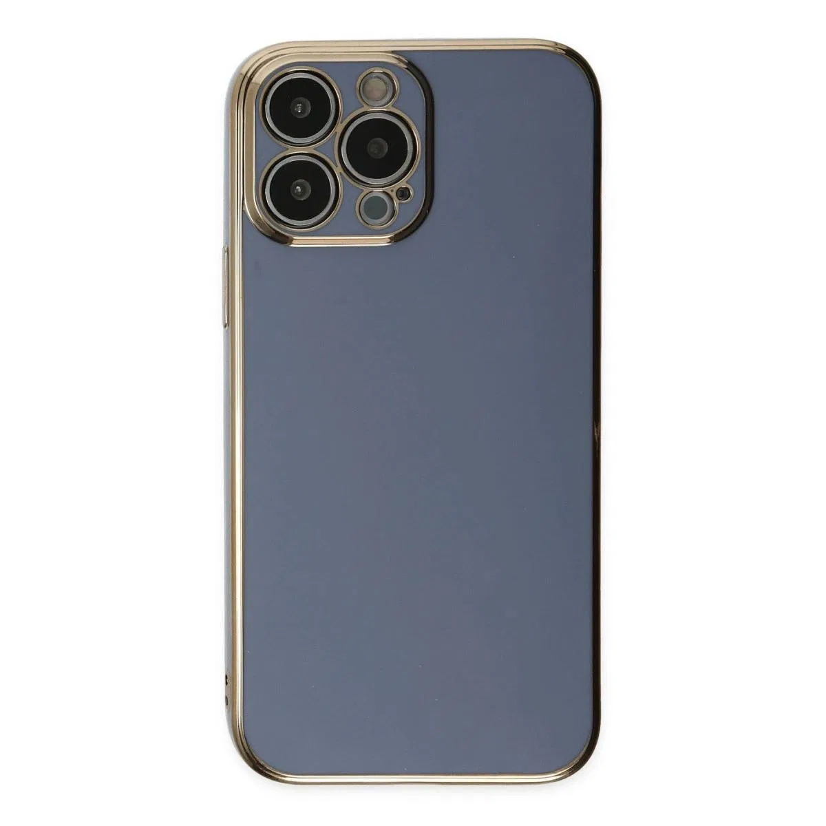 Apple İphone 14 Pro Max Kılıf Volet Silikon - Mavi görsel 2