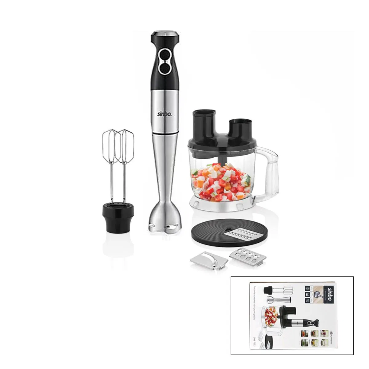 2 L Hazneli Multi Blender Seti (4'lü) görsel 3