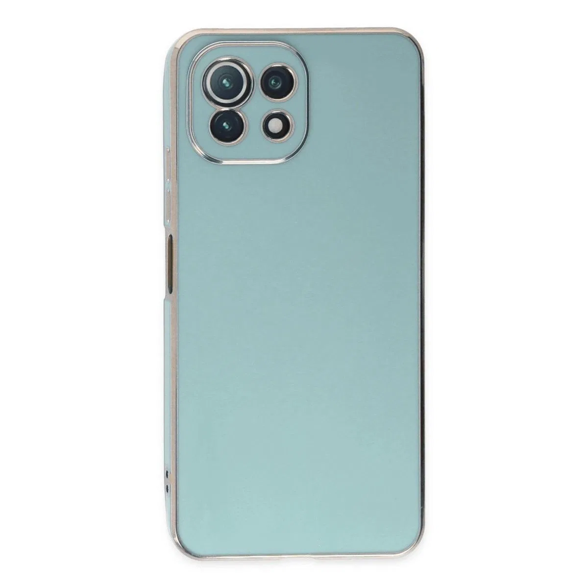 Xiaomi Mi 11 Lite Kılıf Volet Silikon - Açık Yeşil görsel 2