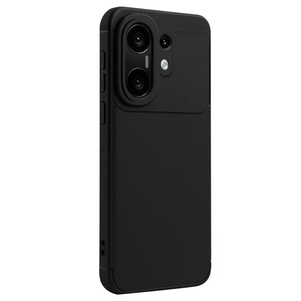Vivo X200 Fe Auto Focus Karbon Kapak - Siyah görsel 2