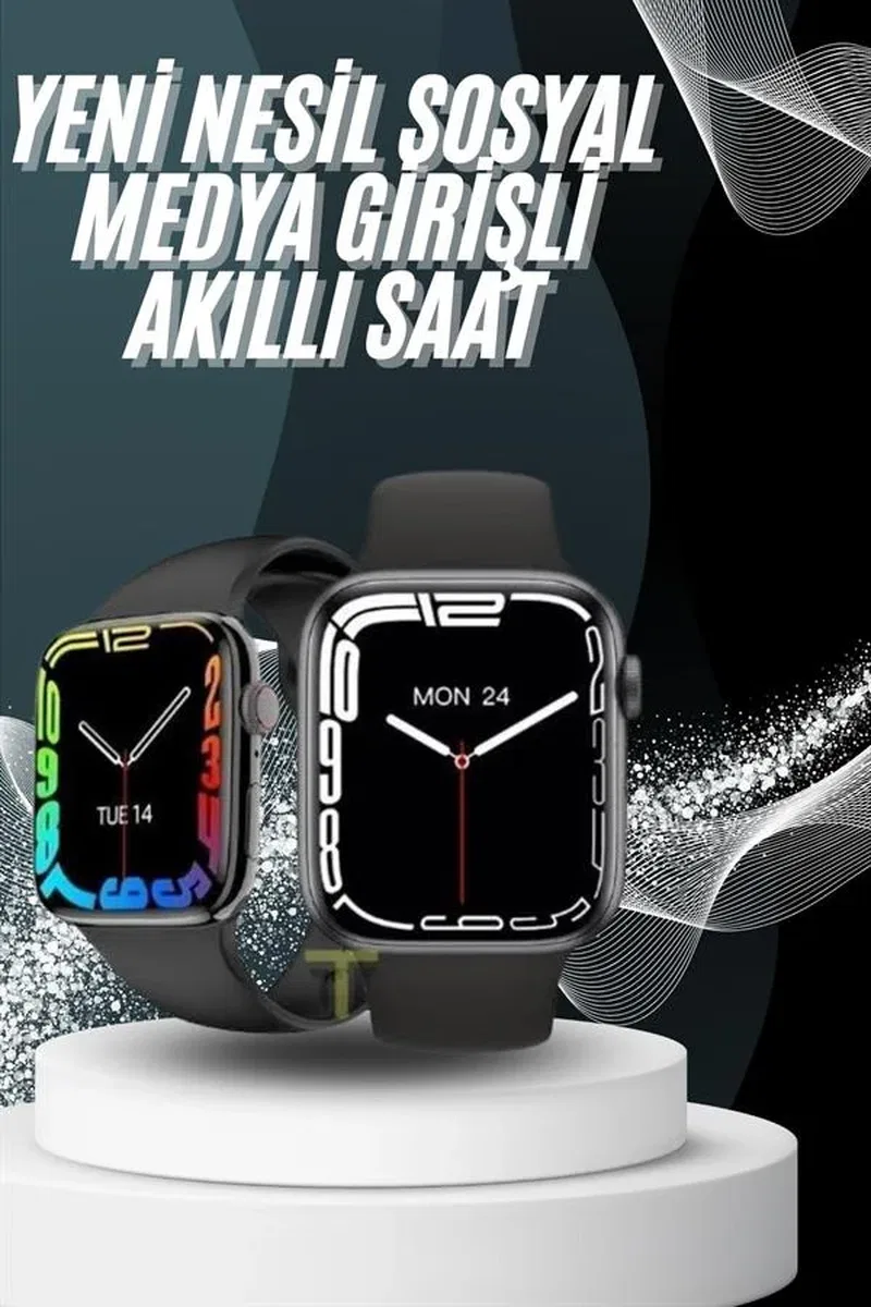 Yeni Model Akıllı Saat Dokunmatik Ekran Uni Amoled Ekran 44 mm görsel 2